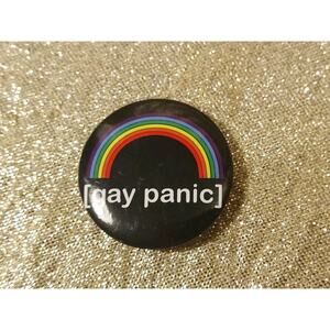 Gay and Lesbian Pride, Human Rights, [Gay Panic] Button Pinback Jessie Paege